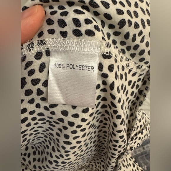 Nasty Gal Collection Animal Print Long Sleeve Ruffle Wrap Mini Dress - Picture 10 of 11